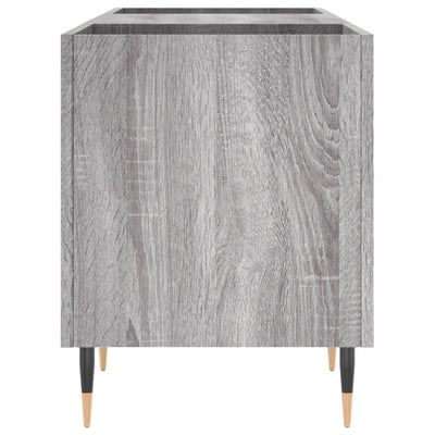 LP-levyjen säilytyskaappi harmaa Sonoma 121x38x48 cm puu