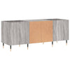 LP-levyjen säilytyskaappi harmaa Sonoma 121x38x48 cm puu