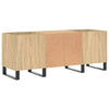 LP-levyjen säilytyskaappi Sonoma-tammi 121x38x48 cm puu