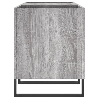 LP-levyjen säilytyskaappi harmaa Sonoma 121x38x48 cm puu