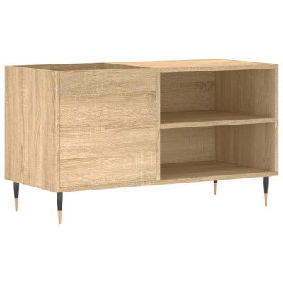 LP-levyjen säilytyskaappi Sonoma-tammi 85x38x48 cm puu