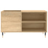 LP-levyjen säilytyskaappi Sonoma-tammi 85x38x48 cm puu