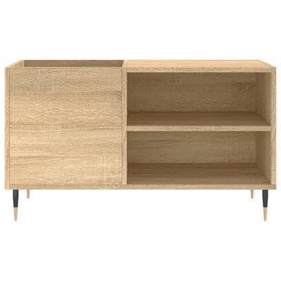 LP-levyjen säilytyskaappi Sonoma-tammi 85x38x48 cm puu