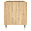 LP-levyjen säilytyskaappi Sonoma-tammi 85x38x48 cm puu