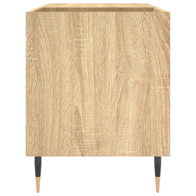 LP-levyjen säilytyskaappi Sonoma-tammi 85x38x48 cm puu