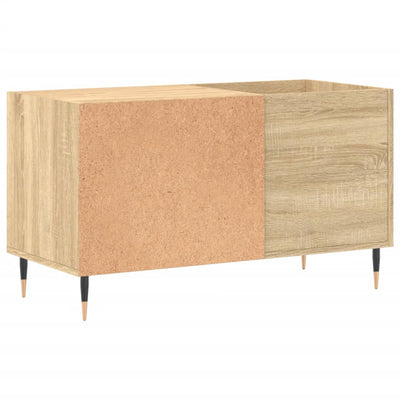 LP-levyjen säilytyskaappi Sonoma-tammi 85x38x48 cm puu