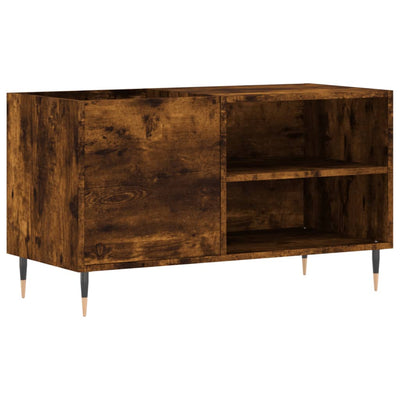 LP-levyjen säilytyskaappi savutammi 85x38x48 cm tekninen puu