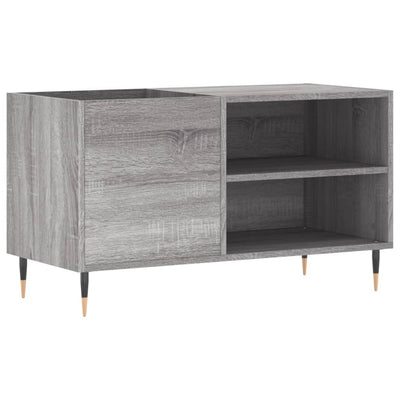 LP-levyjen säilytyskaappi harmaa Sonoma 85x38x48 cm puu