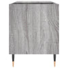 LP-levyjen säilytyskaappi harmaa Sonoma 85x38x48 cm puu