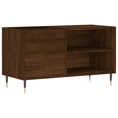 LP-levyjen säilytyskaappi ruskea tammi 85x38x48 cm puu