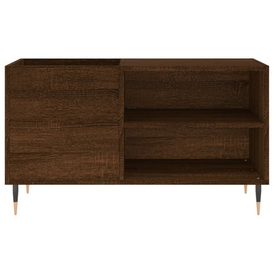 LP-levyjen säilytyskaappi ruskea tammi 85x38x48 cm puu