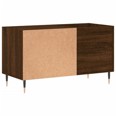 LP-levyjen säilytyskaappi ruskea tammi 85x38x48 cm puu