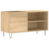 LP-levyjen säilytyskaappi Sonoma-tammi 85x38x48 cm puu