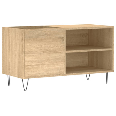 LP-levyjen säilytyskaappi Sonoma-tammi 85x38x48 cm puu