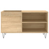 LP-levyjen säilytyskaappi Sonoma-tammi 85x38x48 cm puu