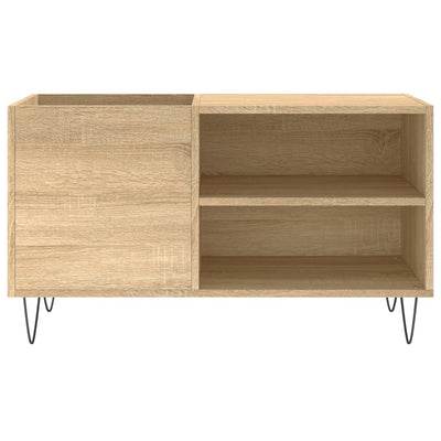 LP-levyjen säilytyskaappi Sonoma-tammi 85x38x48 cm puu