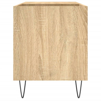 LP-levyjen säilytyskaappi Sonoma-tammi 85x38x48 cm puu