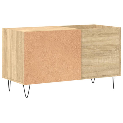 LP-levyjen säilytyskaappi Sonoma-tammi 85x38x48 cm puu