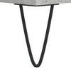 LP-levyjen säilytyskaappi betoninharmaa 85x38x48 cm puu