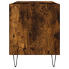 LP-levyjen säilytyskaappi savutammi 85x38x48 cm tekninen puu