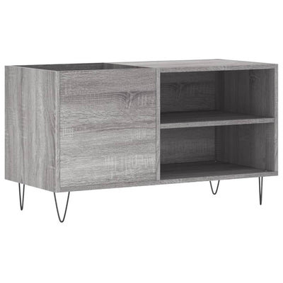 LP-levyjen säilytyskaappi harmaa Sonoma 85x38x48 cm puu