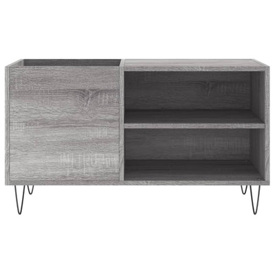 LP-levyjen säilytyskaappi harmaa Sonoma 85x38x48 cm puu