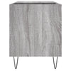 LP-levyjen säilytyskaappi harmaa Sonoma 85x38x48 cm puu