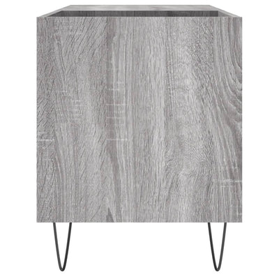 LP-levyjen säilytyskaappi harmaa Sonoma 85x38x48 cm puu