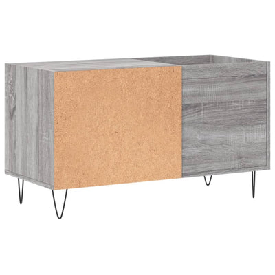 LP-levyjen säilytyskaappi harmaa Sonoma 85x38x48 cm puu