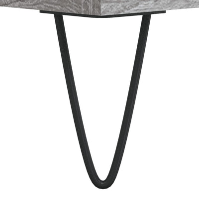 LP-levyjen säilytyskaappi harmaa Sonoma 85x38x48 cm puu