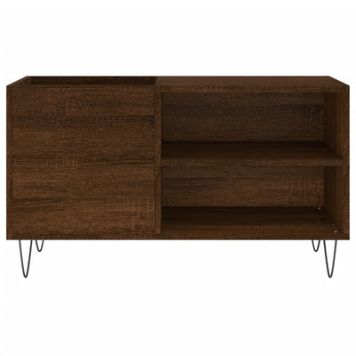 LP-levyjen säilytyskaappi ruskea tammi 85x38x48 cm puu