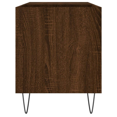 LP-levyjen säilytyskaappi ruskea tammi 85x38x48 cm puu
