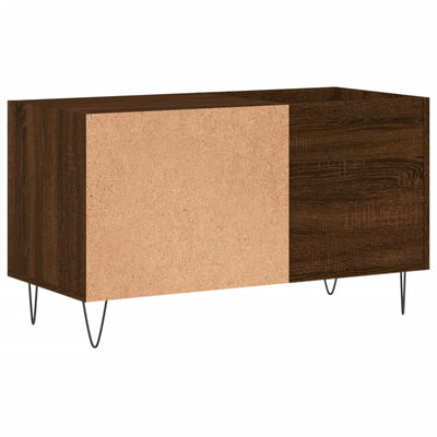 LP-levyjen säilytyskaappi ruskea tammi 85x38x48 cm puu