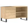 LP-levyjen säilytyskaappi Sonoma-tammi 85x38x48 cm puu