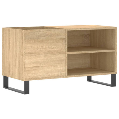 LP-levyjen säilytyskaappi Sonoma-tammi 85x38x48 cm puu