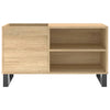 LP-levyjen säilytyskaappi Sonoma-tammi 85x38x48 cm puu