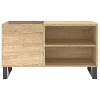 LP-levyjen säilytyskaappi Sonoma-tammi 85x38x48 cm puu