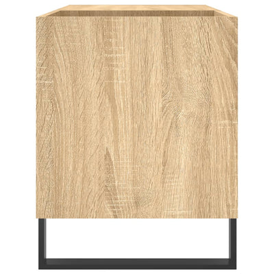 LP-levyjen säilytyskaappi Sonoma-tammi 85x38x48 cm puu