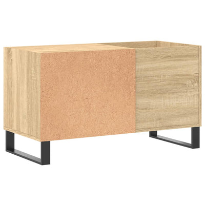 LP-levyjen säilytyskaappi Sonoma-tammi 85x38x48 cm puu
