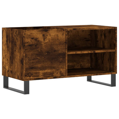 LP-levyjen säilytyskaappi savutammi 85x38x48 cm tekninen puu