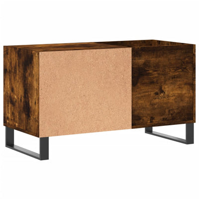 LP-levyjen säilytyskaappi savutammi 85x38x48 cm tekninen puu