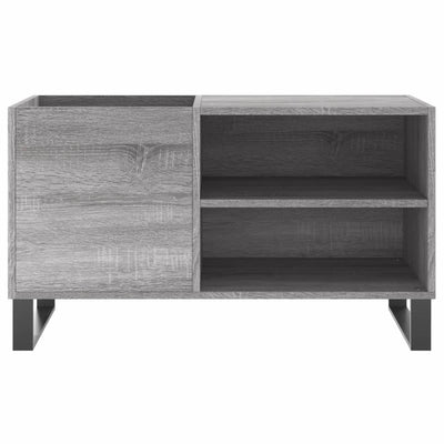 LP-levyjen säilytyskaappi harmaa Sonoma 85x38x48 cm puu