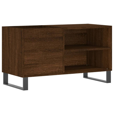 LP-levyjen säilytyskaappi ruskea tammi 85x38x48 cm puu