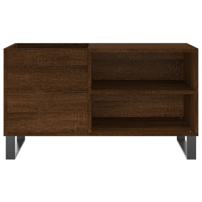LP-levyjen säilytyskaappi ruskea tammi 85x38x48 cm puu