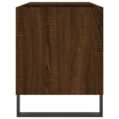 LP-levyjen säilytyskaappi ruskea tammi 85x38x48 cm puu
