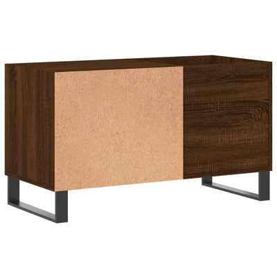 LP-levyjen säilytyskaappi ruskea tammi 85x38x48 cm puu