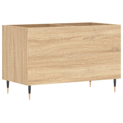 LP-levyjen säilytyskaappi Sonoma-tammi 74,5x38x48 cm puu