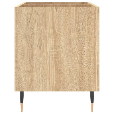 LP-levyjen säilytyskaappi Sonoma-tammi 74,5x38x48 cm puu