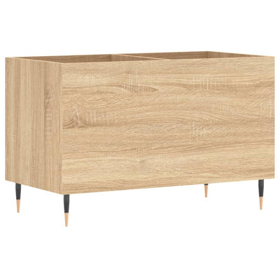 LP-levyjen säilytyskaappi Sonoma-tammi 74,5x38x48 cm puu