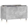 LP-levyjen säilytyskaappi betoninharmaa 74,5x38x48 cm puu